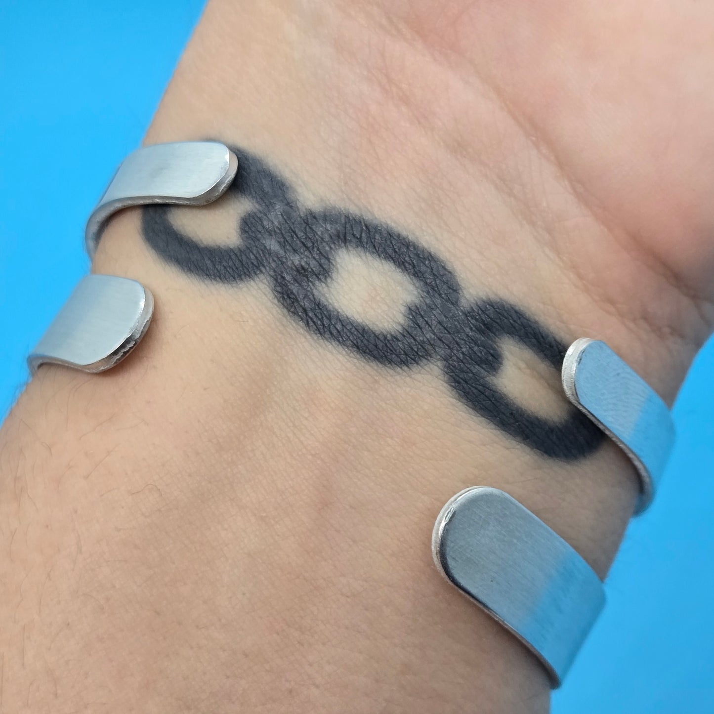 Be Trans Throw Hands Metal Bracelet