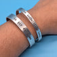 Be Trans Throw Hands Metal Bracelet