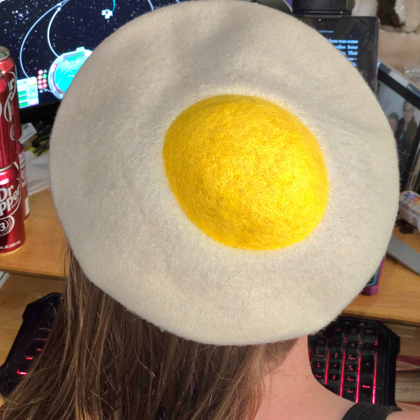 Egghead - Needle Felted Beret