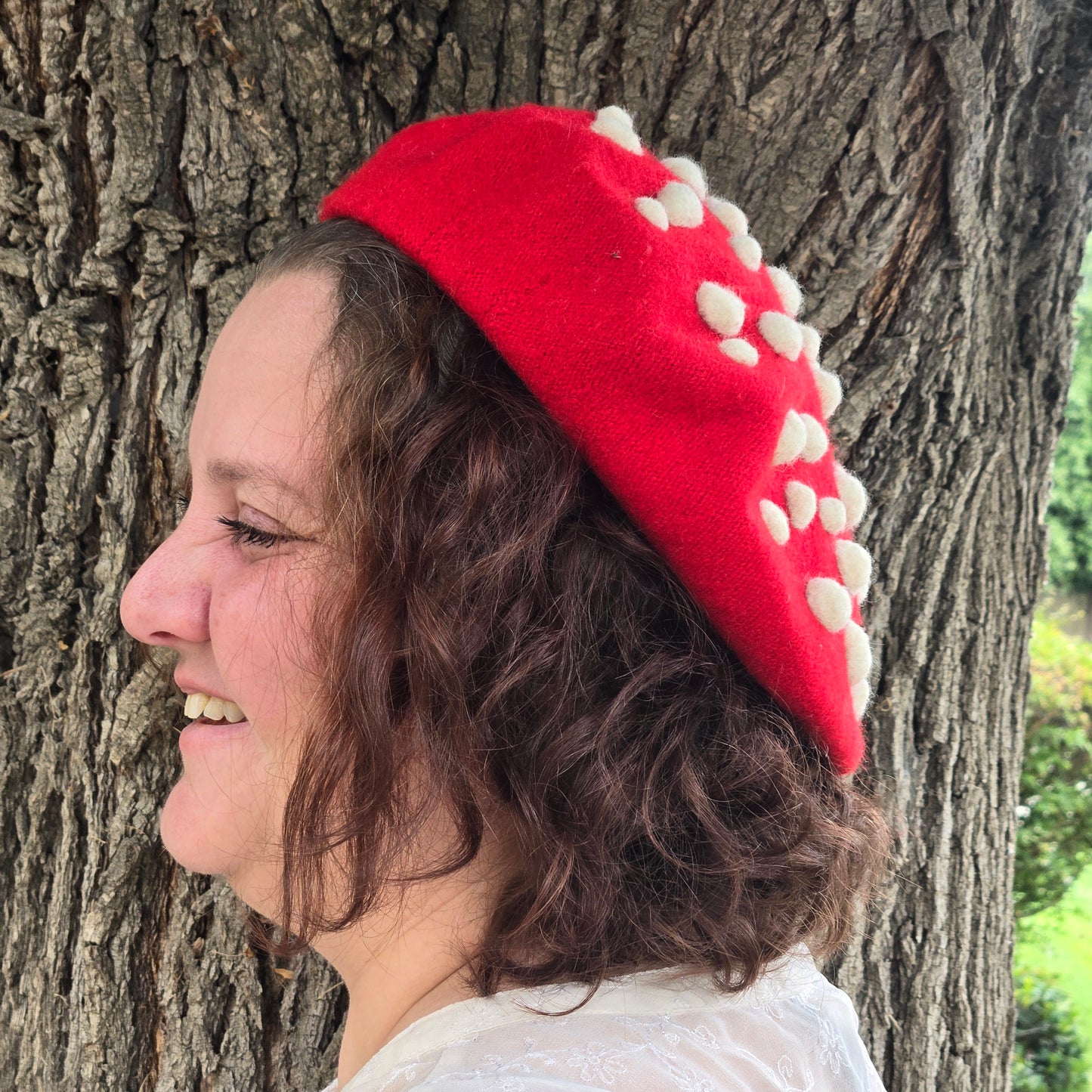 Mushroom Cap - Needle Felted Beret