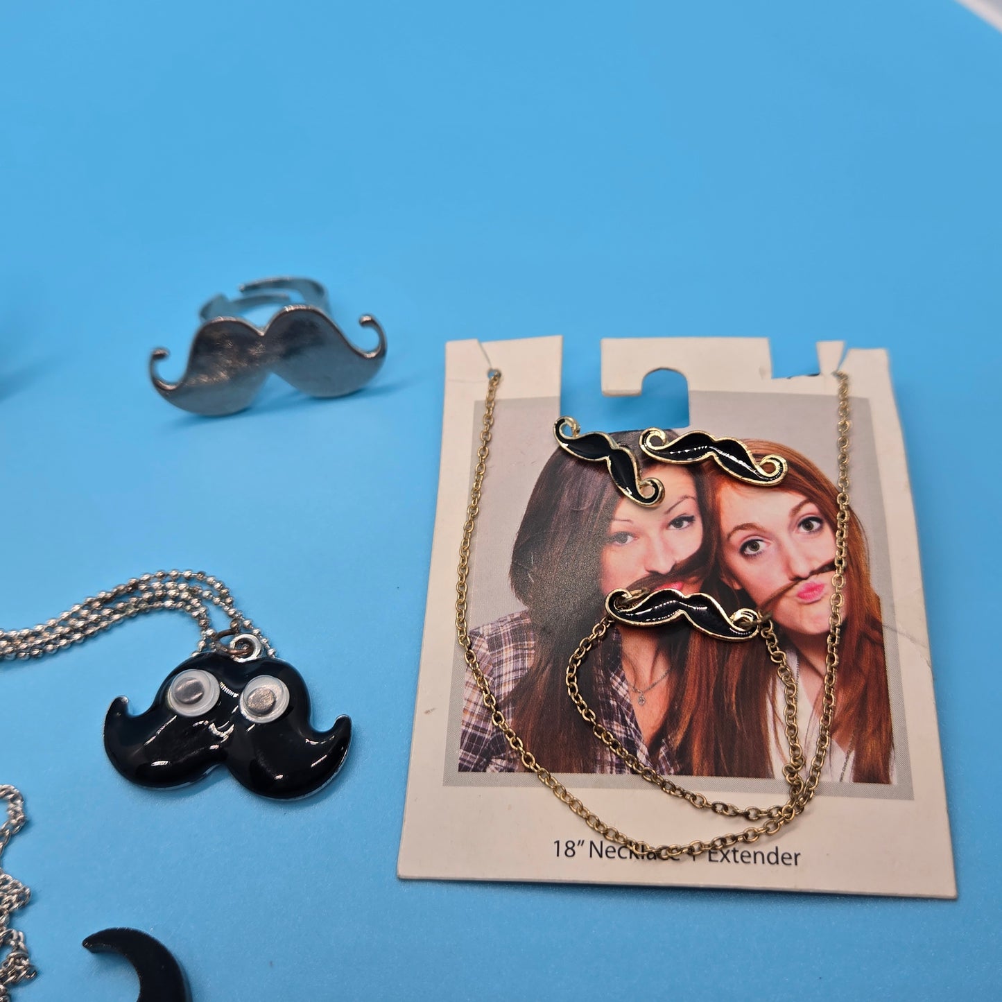 "Ultimate Mustache Ride" Themed Accessories Pouch