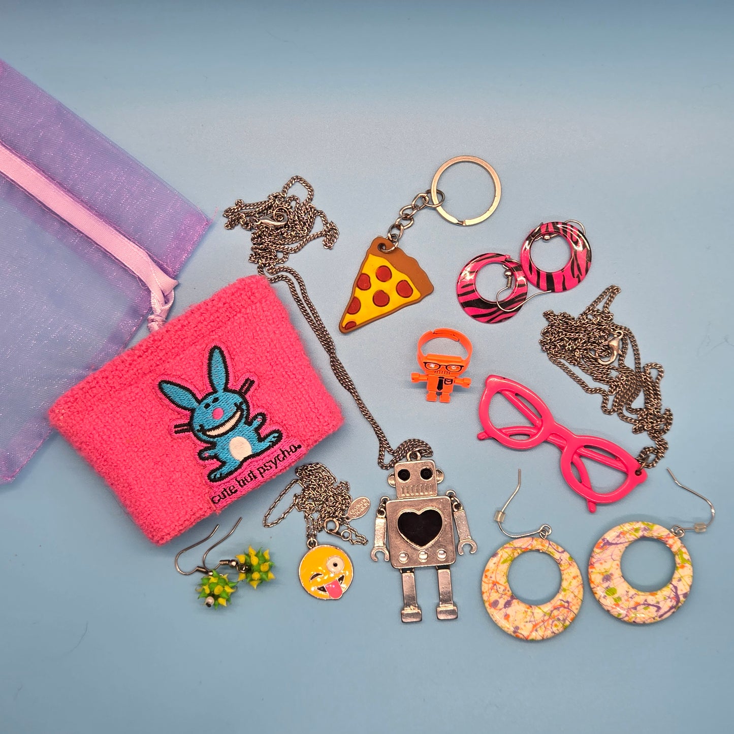 "Quirky & Qolorful" Themed Accessories Pouch