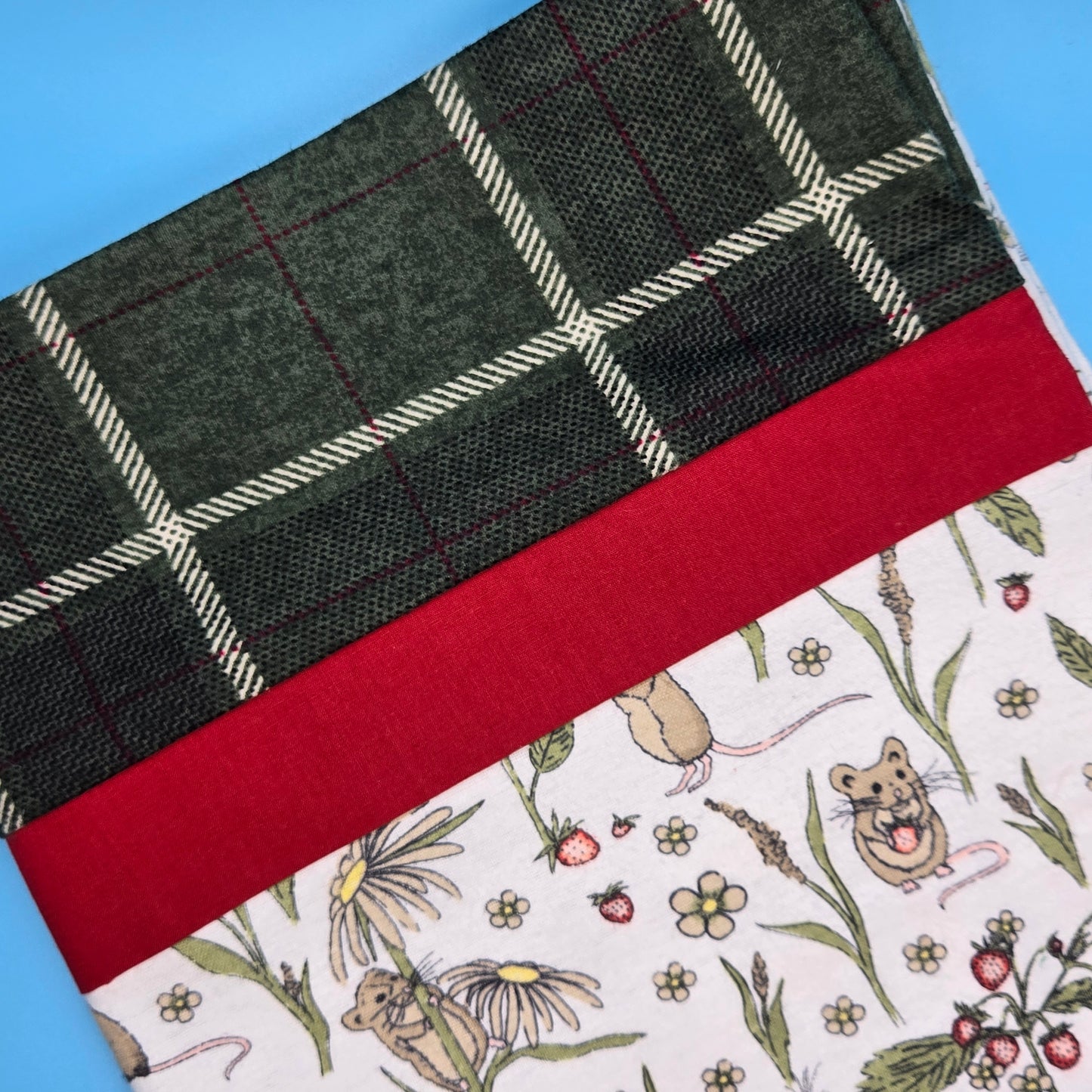 Field Mouse Frolick - Flannel Pillowcase