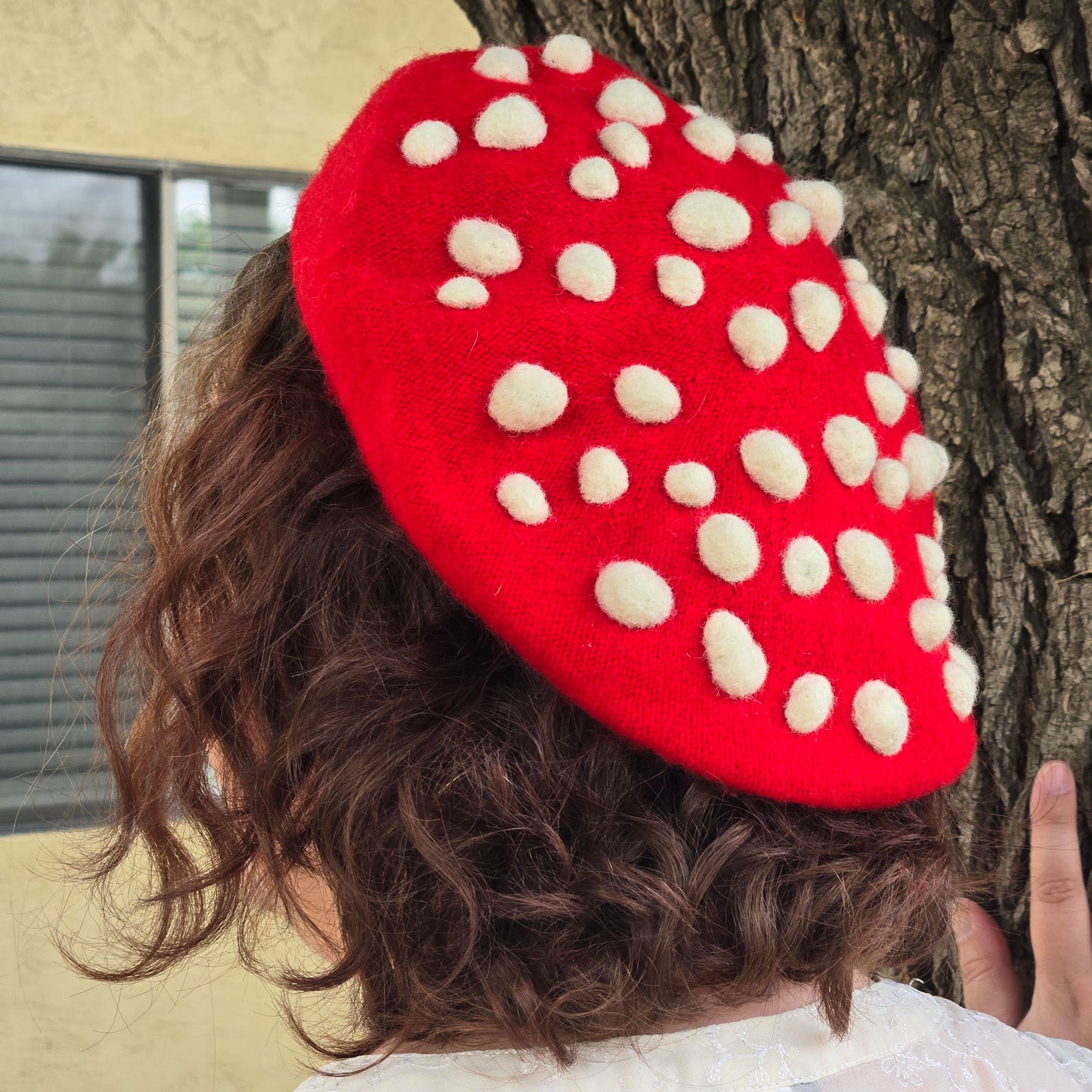 Mushroom Cap - Needle Felted Beret