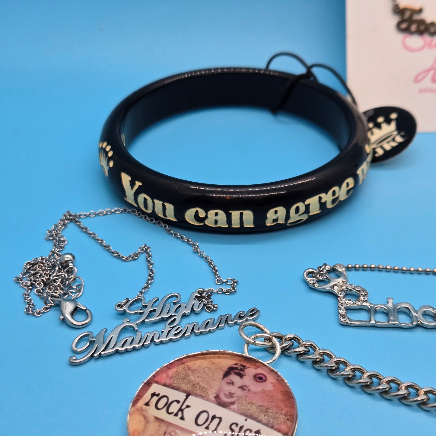 "Words, Words, Words" Themed Accessories Pouch