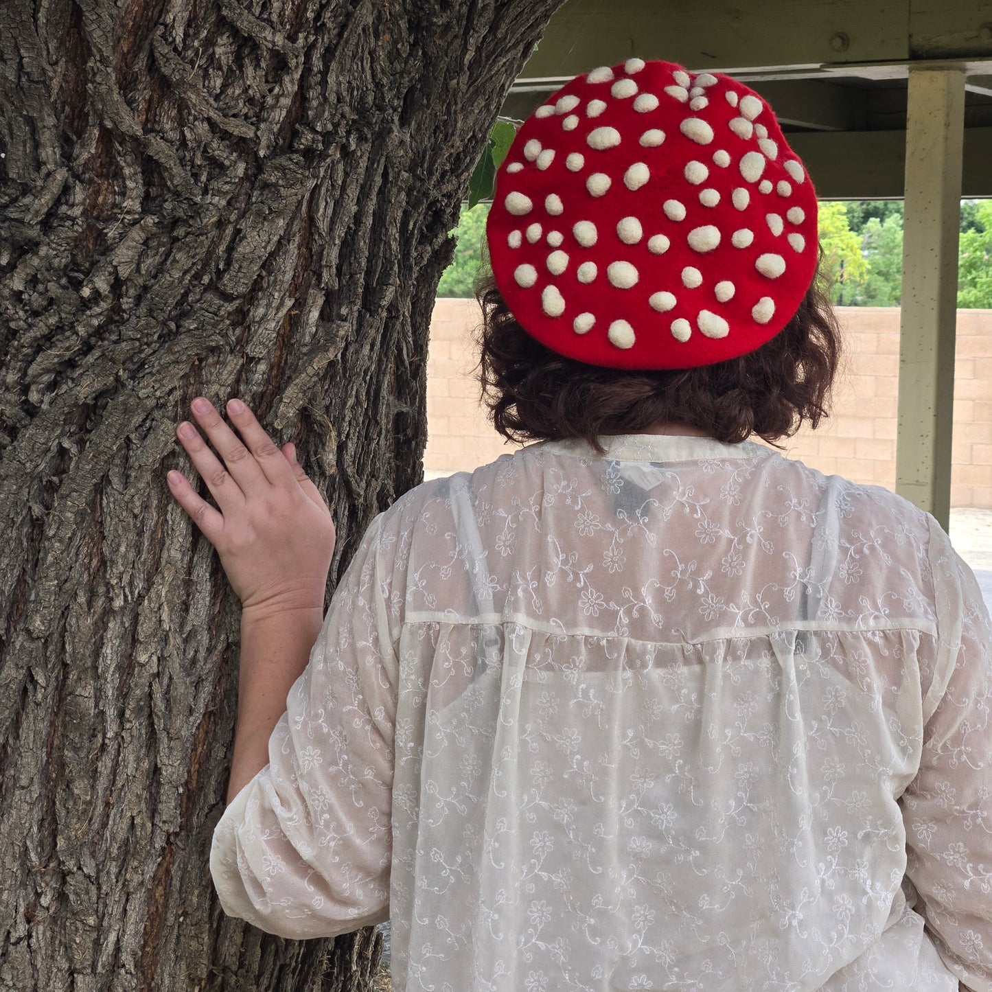 Mushroom Cap - Needle Felted Beret