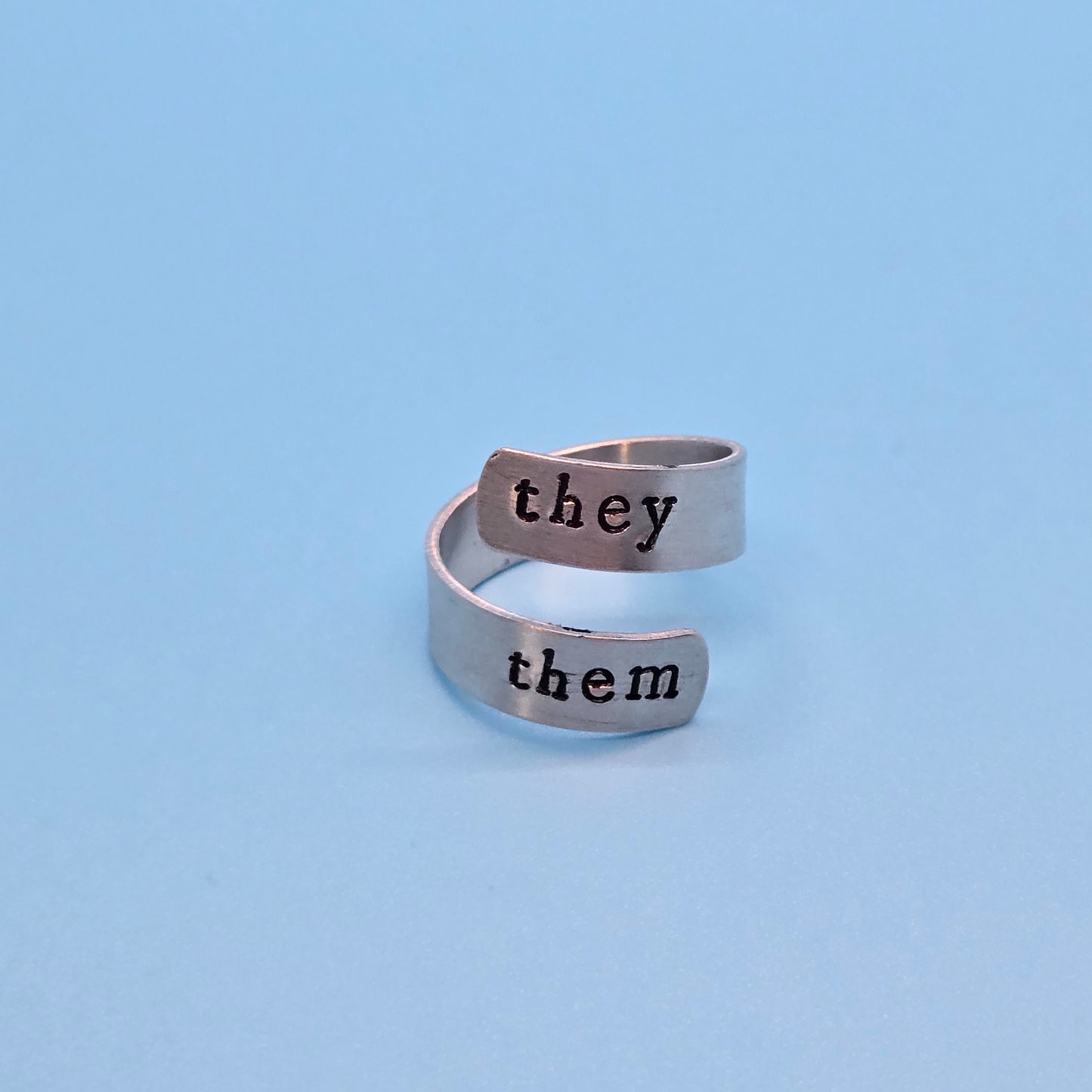 CLEARANCE They/Them Pronoun Ring