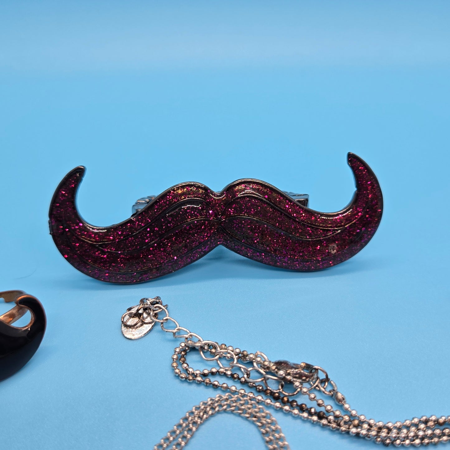 "Ultimate Mustache Ride" Themed Accessories Pouch